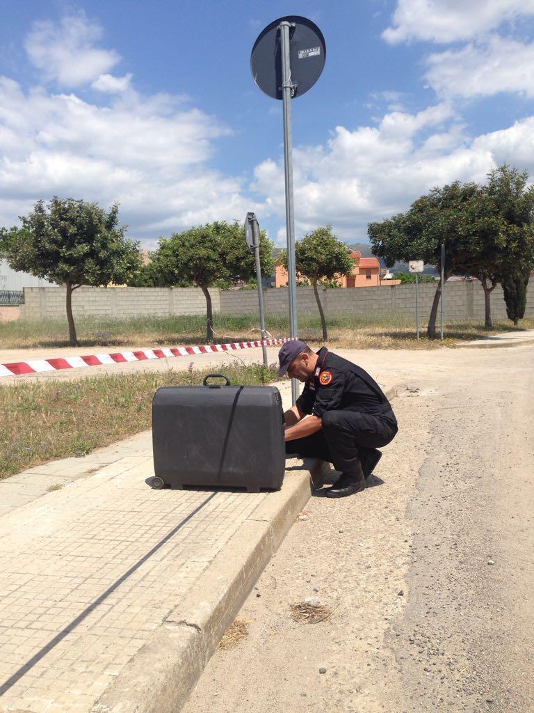 Dolianova, valigia abbandonata fa scattare l'allarme bomba