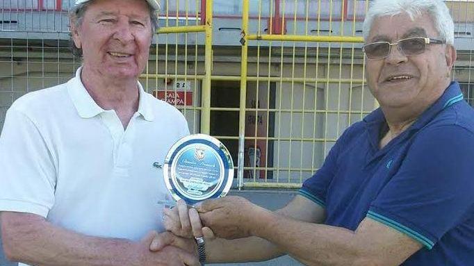 Biancorossi di ieri e oggi in festa Memushaj: «Un giorno tornerò»