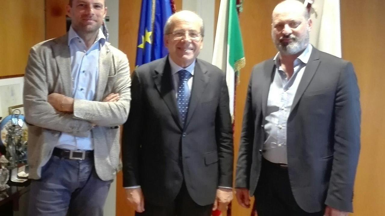 Rossi e Bonaccini ricevono Ruberto