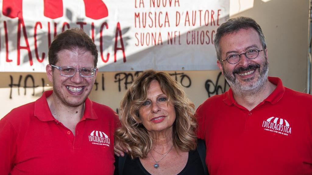 Anna Bischi Graziani tra Michele Scuffiotti e Alberto Guazzi (foto Guido Capirci)