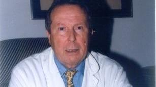 Il professor Mario Mariani all'epoca in cui lavorava in ospedale