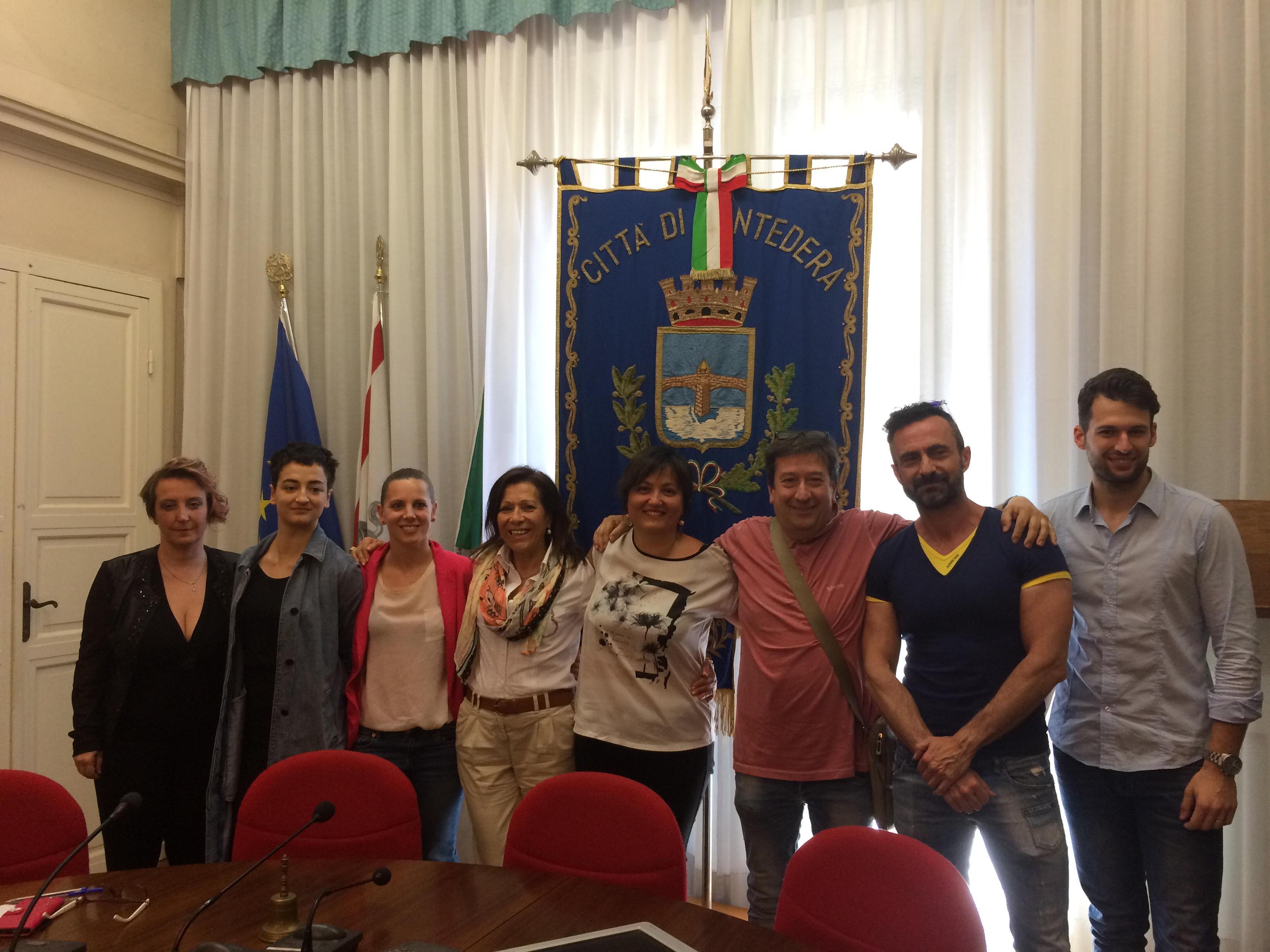 Il gruppo degli organizzatori della Notte Bianca