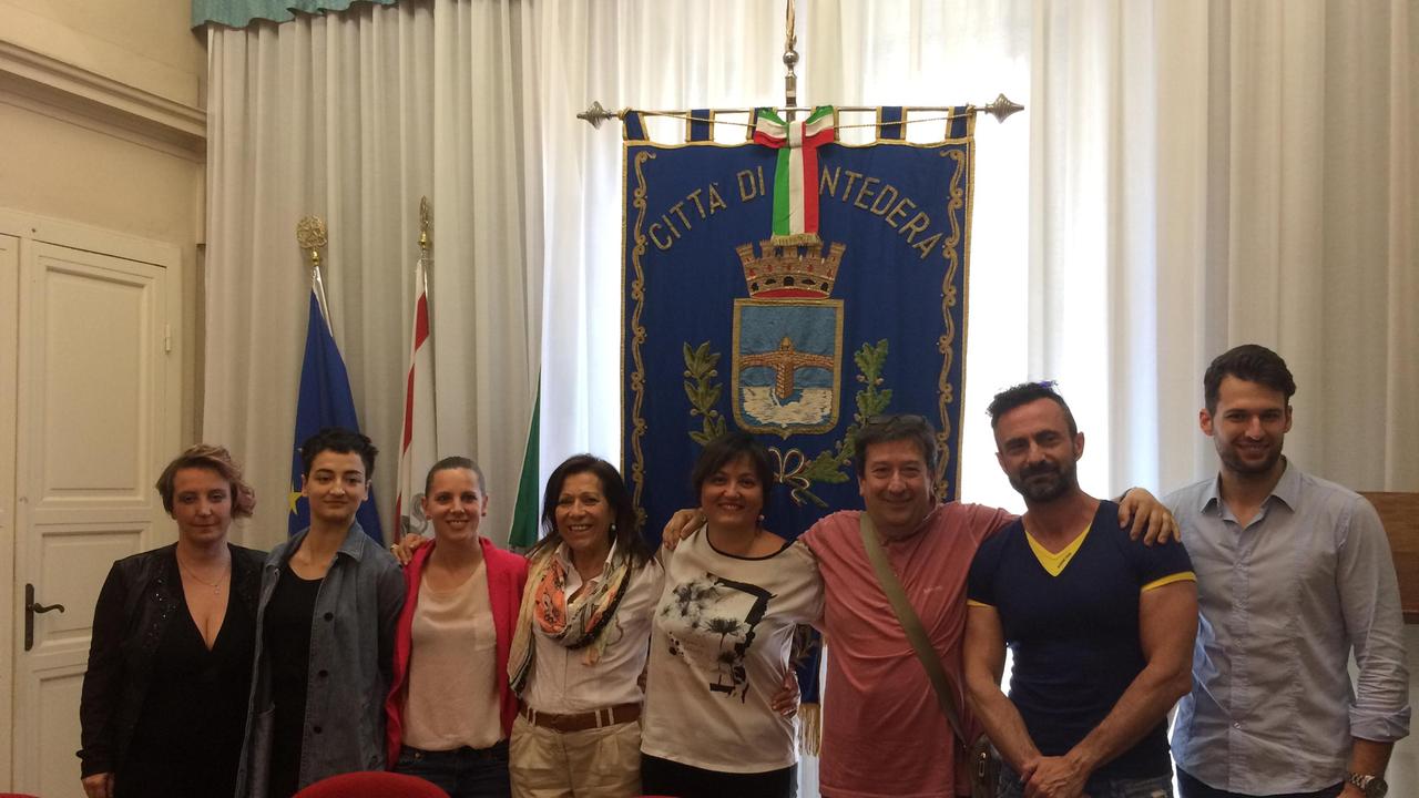 Il gruppo degli organizzatori della Notte Bianca