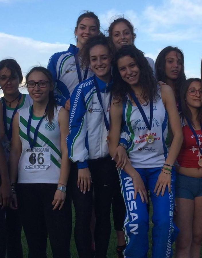 Toscana Atletica super Domina la scena con la squadra Allieve