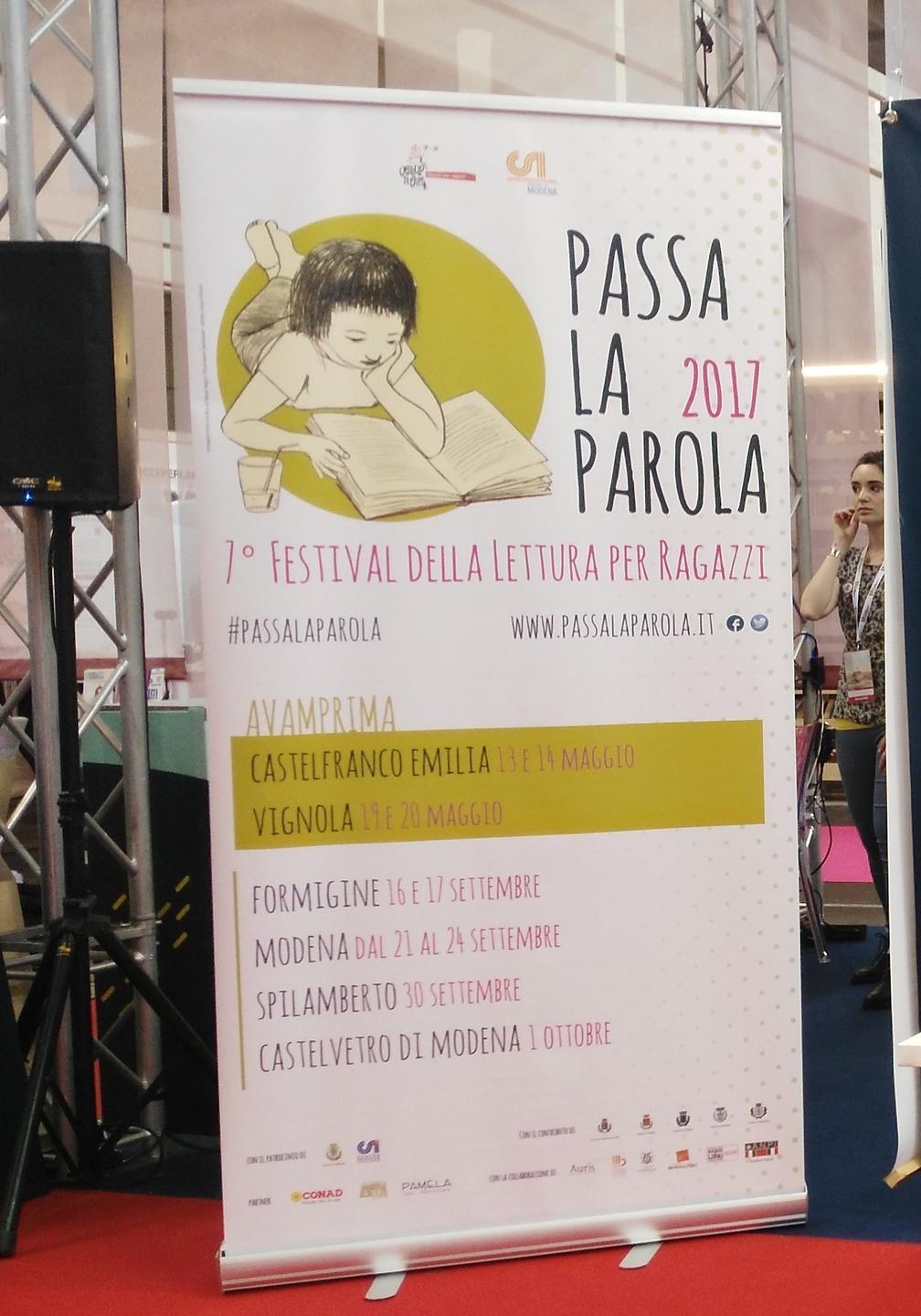 “Passa la Parola” all’esordio sul palco del Salone del libro E oggi l’anteprima a Vignola