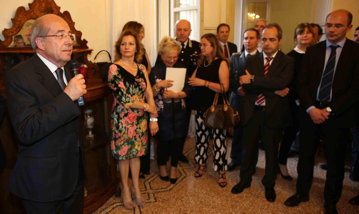 Il prefetto Raffaele Ruberto  saluta le istituzioni reggiane