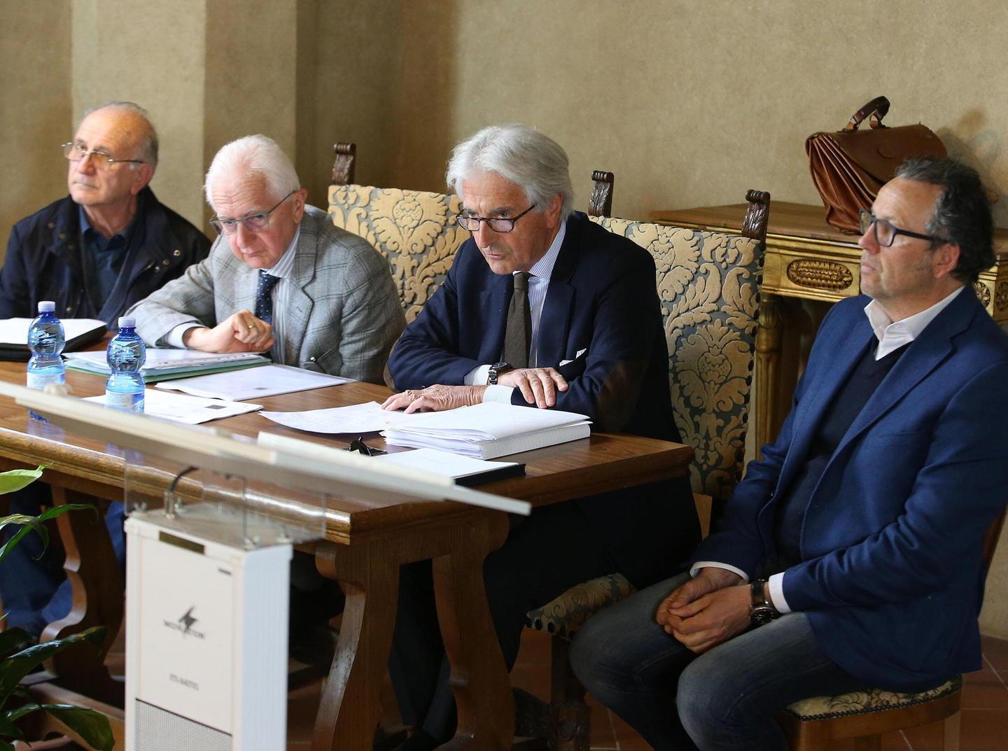 La conferenza stampa della Lista Rinnovamento (foto Nucci)