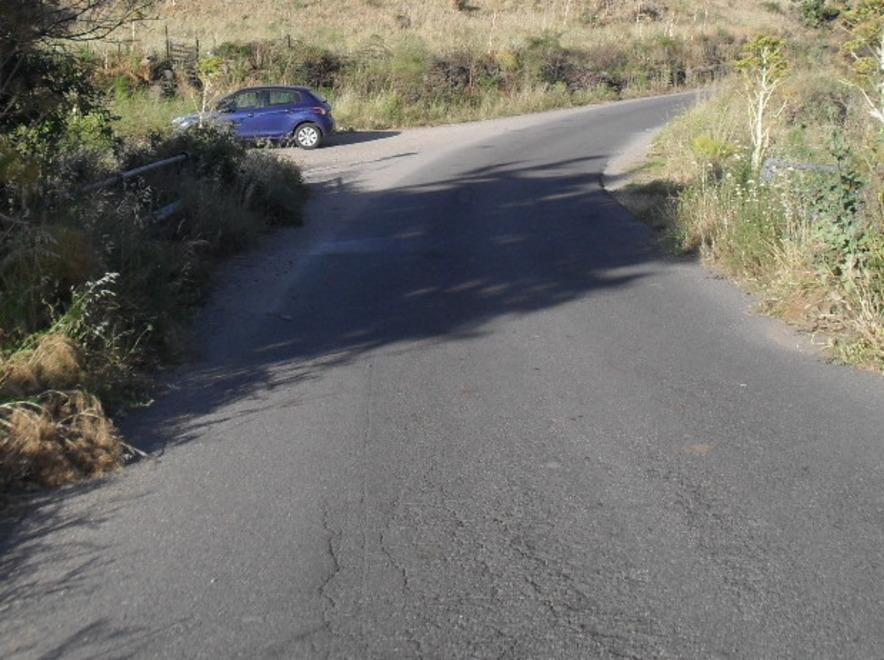 Sedilo, viabilità ridotta sul ponte di Banzos 
