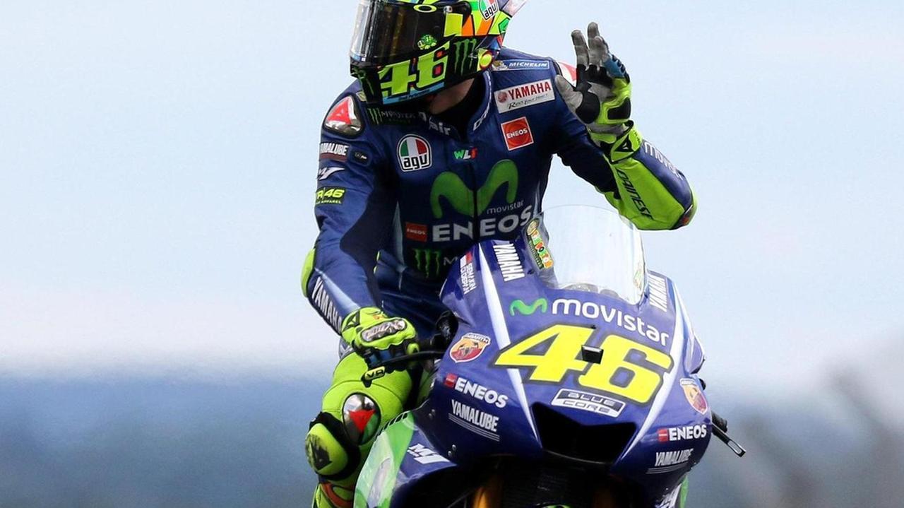 La Yamaha ride a LeMans, Rossi 2º
