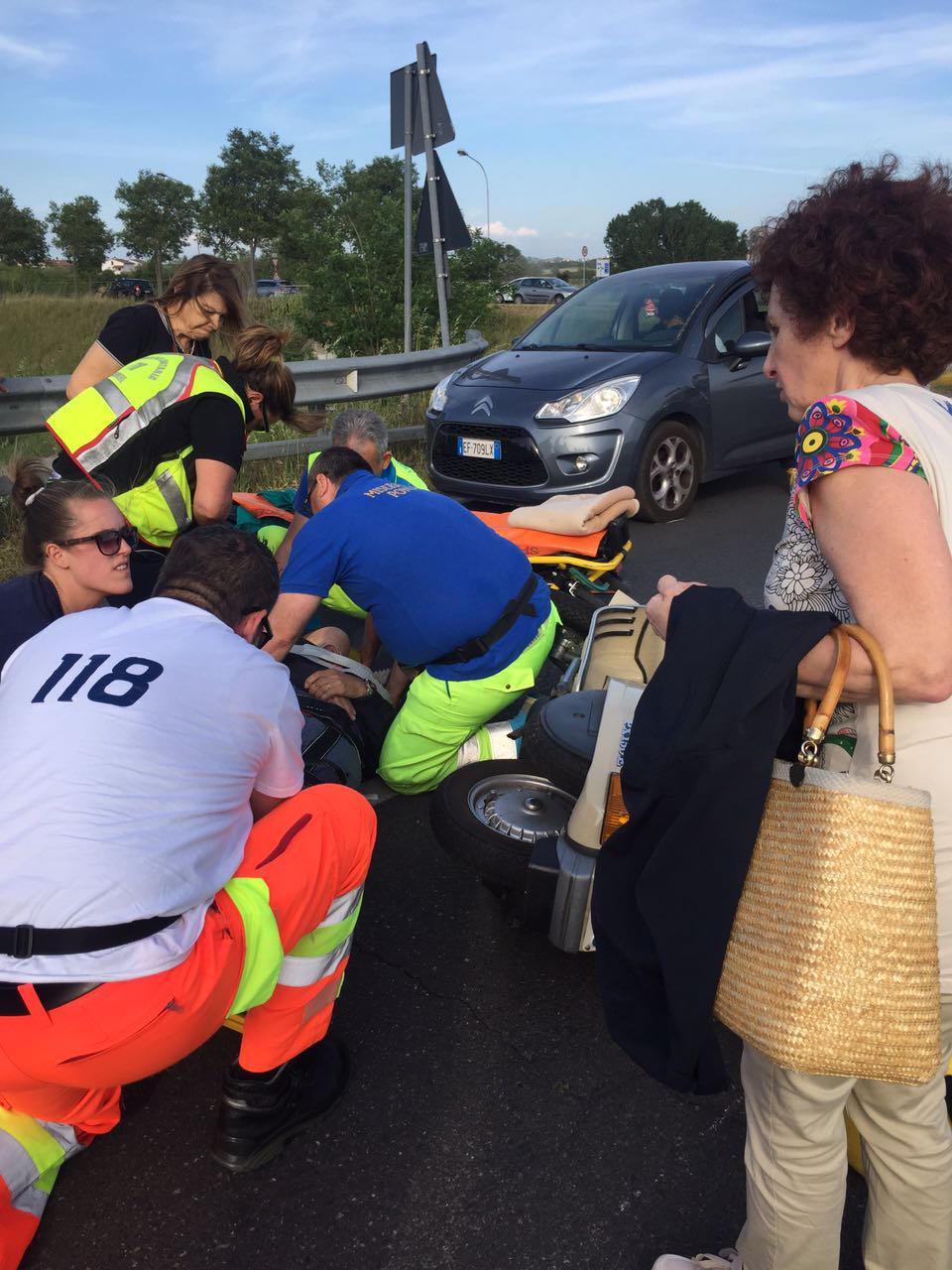 I soccorsi dopo l'incidente