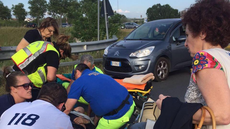 I soccorsi dopo l'incidente