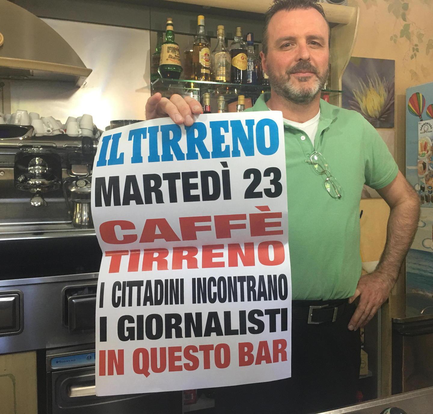 Domani il Caffè Tirreno nella frazione di Santa Lucia