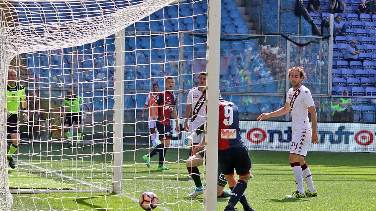 Il Genoa ringrazia il “Cholito” Tre punti e salvezza col brivido