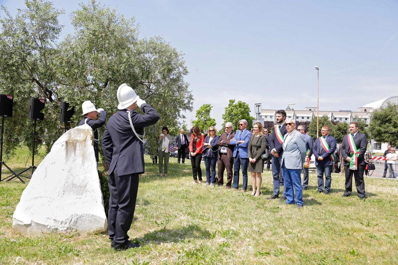 La commemmorazione della strage di Capaci ai giardini Francesca Morvillo, in piazza Falcone e Borsellino (foto Batavia)