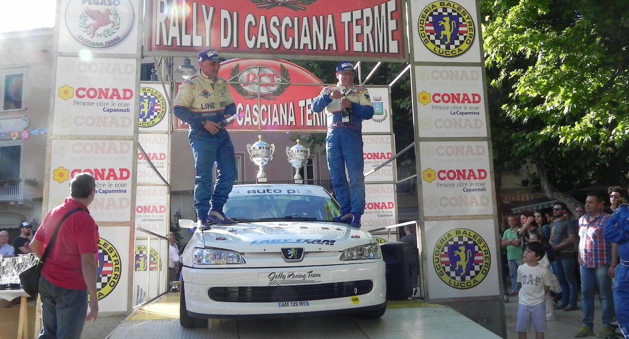 Rally di Casciana Terme vincono Lenci e Spinetti 