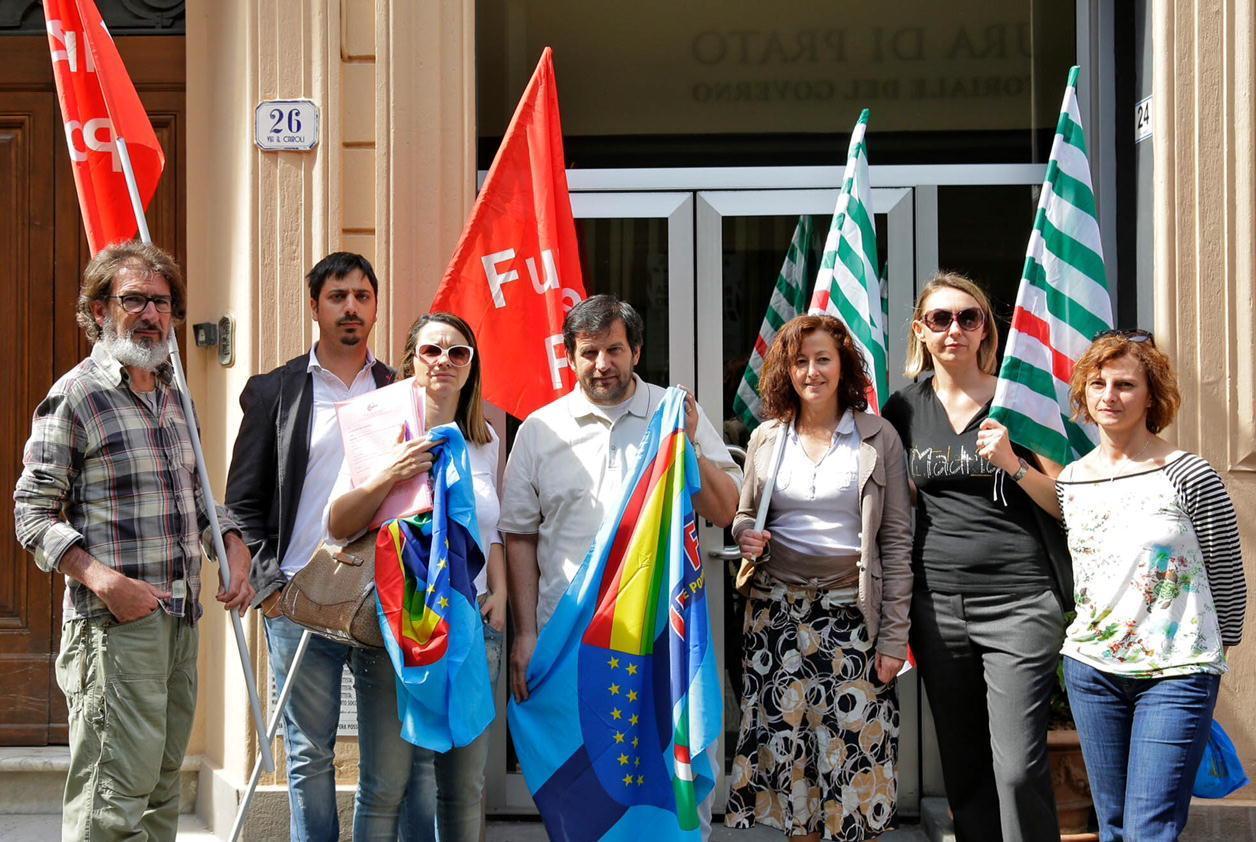 Provincia in agonia, dipendenti in piazza