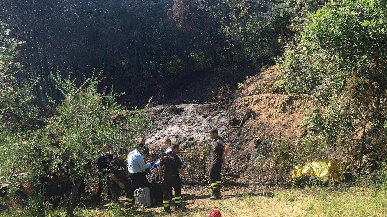 Pensionato di Pieve incendia le sterpaglie e muore carbonizzato