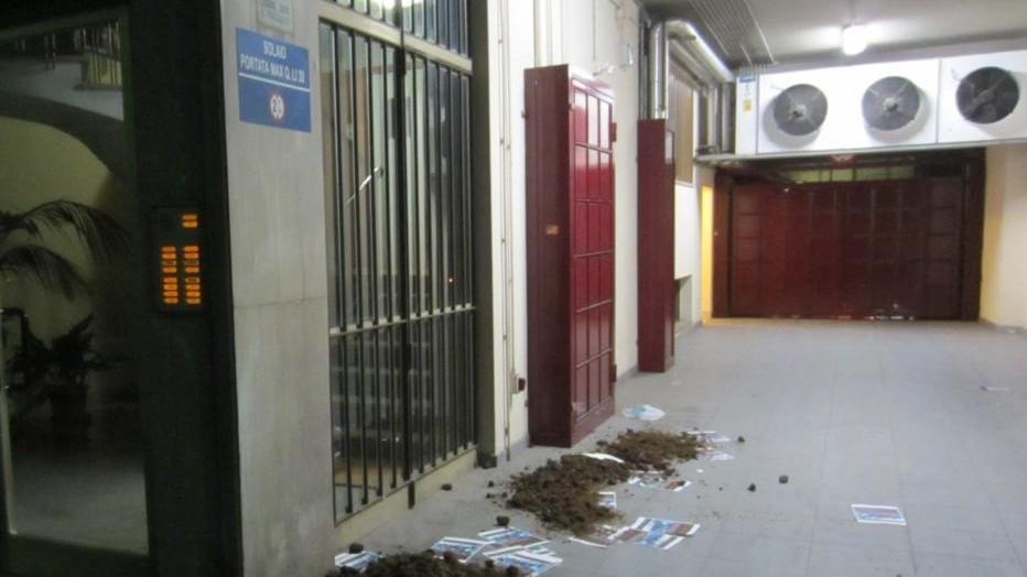Palio, blitz animalista Sterco equino davanti alla casa di Modonesi