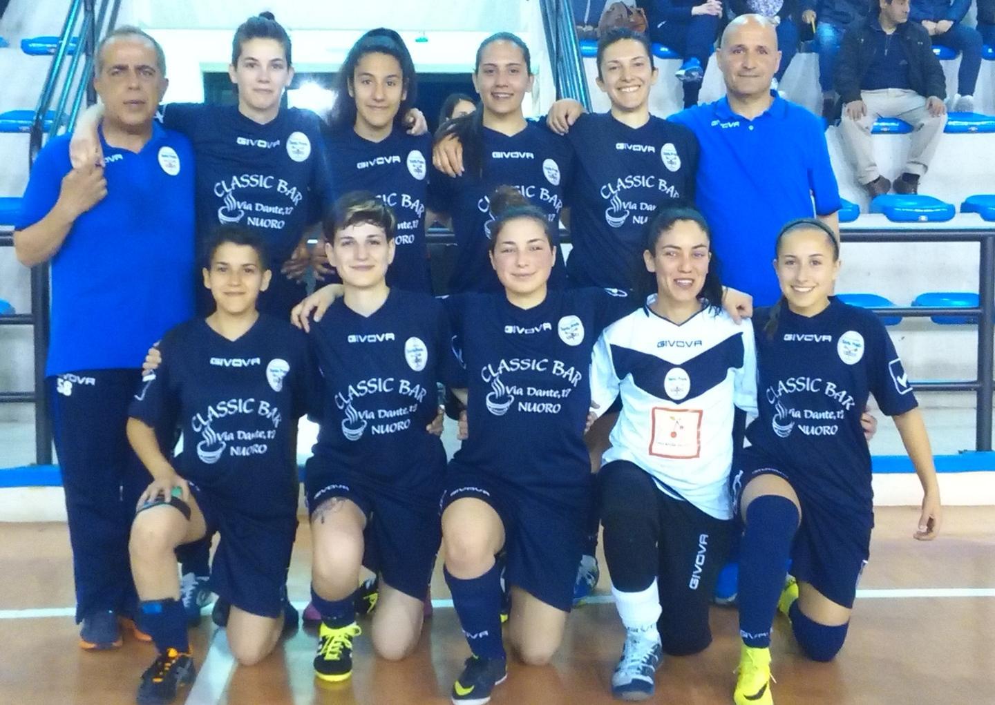 Calcio a 5 femminile, il Santu Predu campione regionale