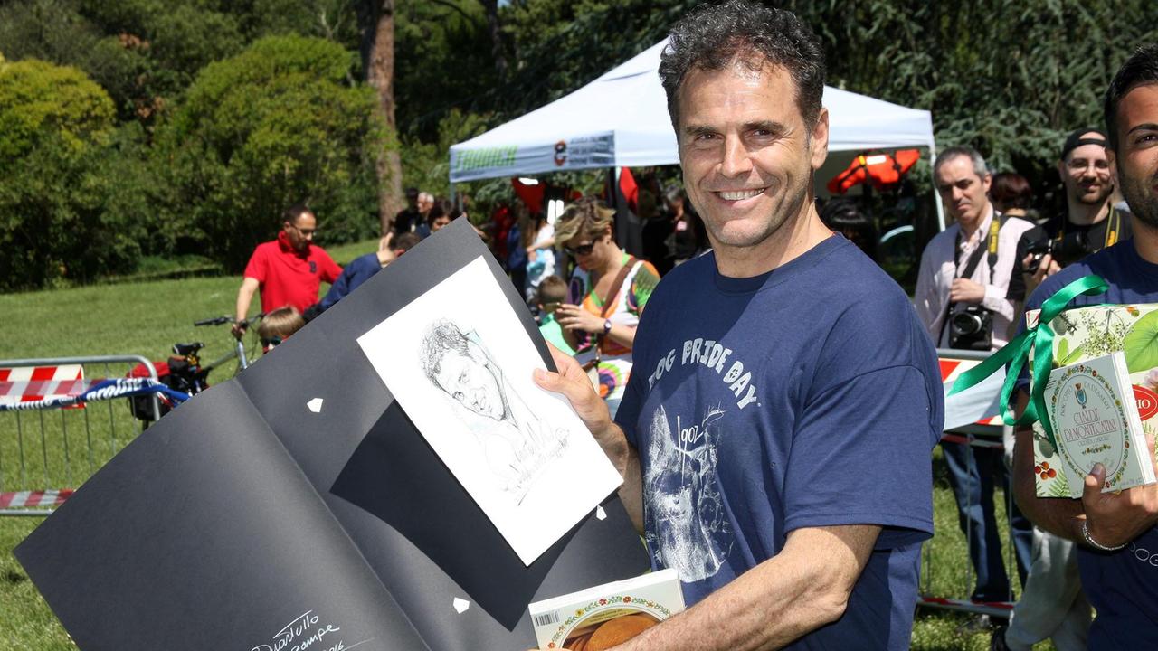 Pino Quartullo, anche quest'anno ospite d'onore al Dog Pride Day (Foto Nucci)