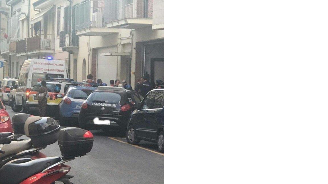 In via Cavallotti polizia e ambulanza