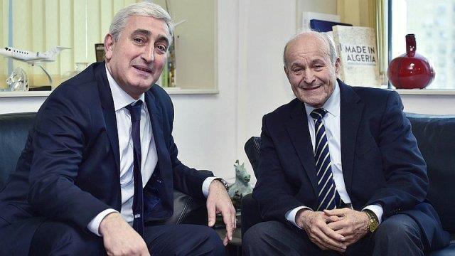 L'ad di Cevital, Said Benikene (a sinistra ) con Issad Rebrab