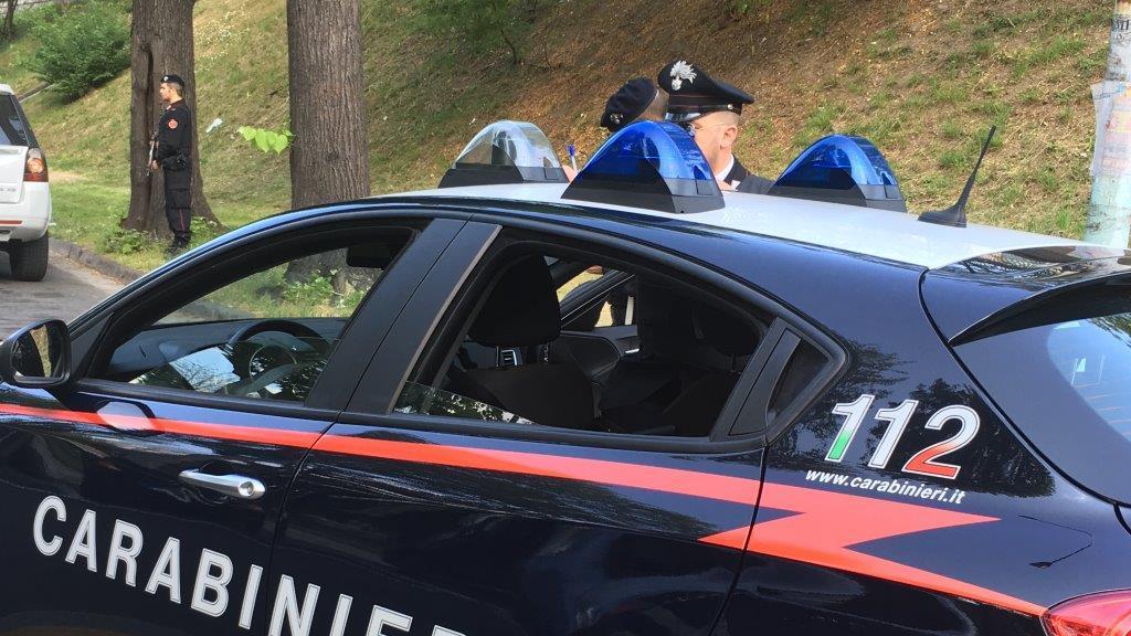 Una pattuglia dei carabinieri