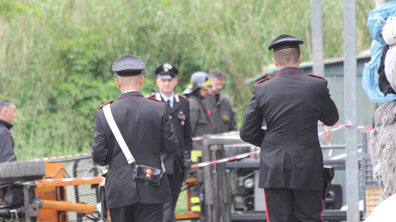 L'infortunio mortale dell'11 maggio alla filatura Interfil di Vaiano (foto Batavia)