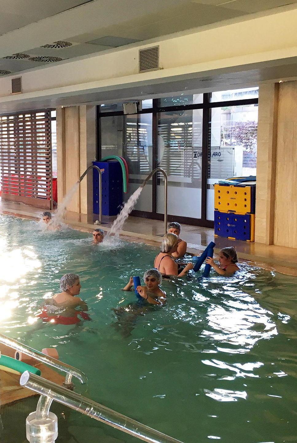 Fisioterapia in acqua termale alle Redi per i malati di Sla