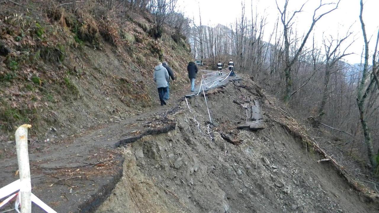 Interventi contro le frane sulle strade provinciali