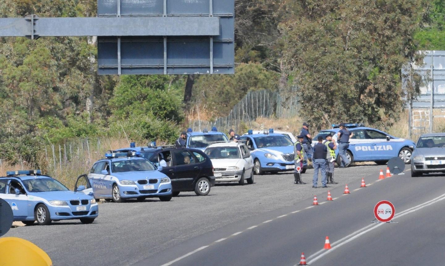 Controlli della polizia in città 