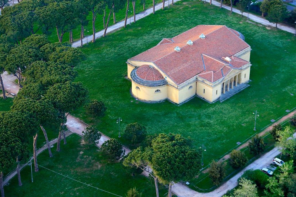 Veduta aerea del Cisternino di Pian di Rota (foto Muzzi)