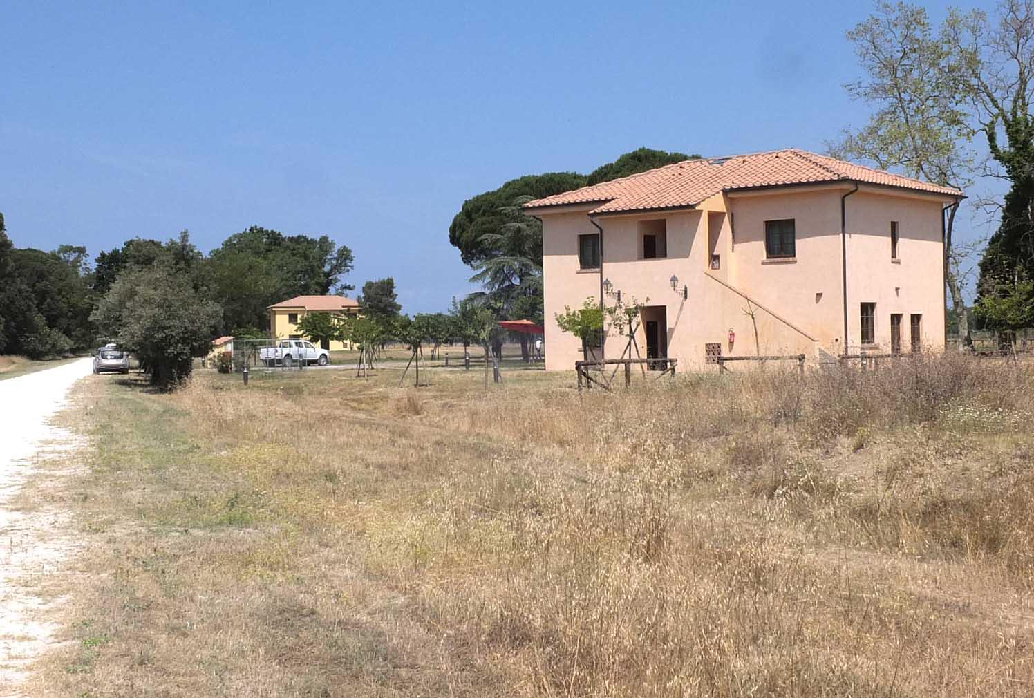 La struttura alla Piaggerta nel parco di San Rossore