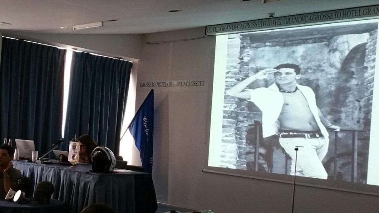 Gabriele Lattanzi durante il convegno all'Hotel Granduca