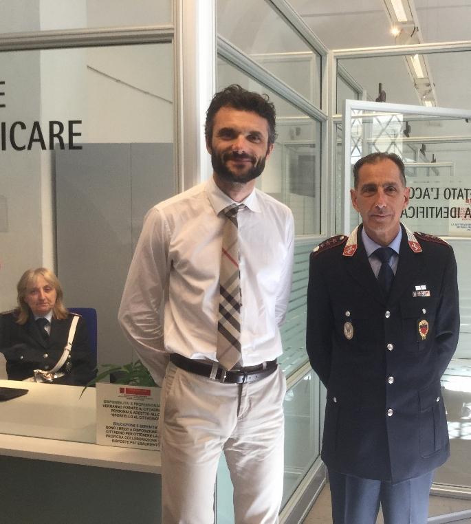 il servizio della polizia municipale a palazzo pacchiani