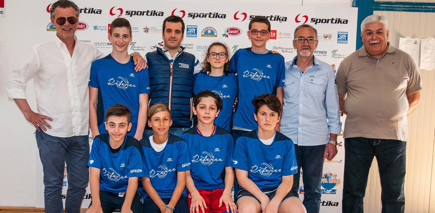 Il Basket Cecina laurea 12 mini-arbitri 