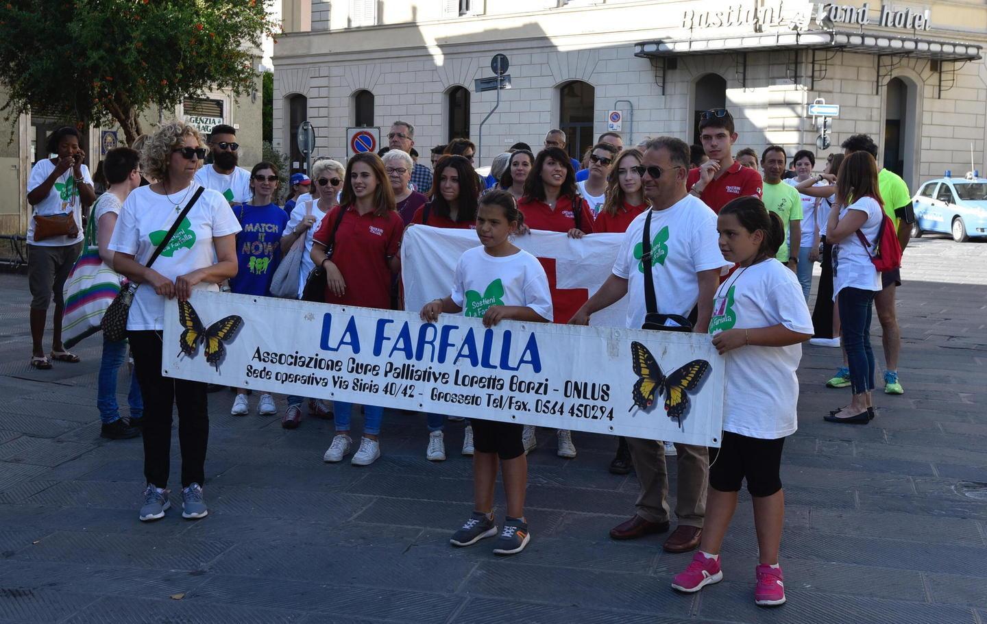 Insieme a La Farfalla onlus alla Passeggiata per Sergio