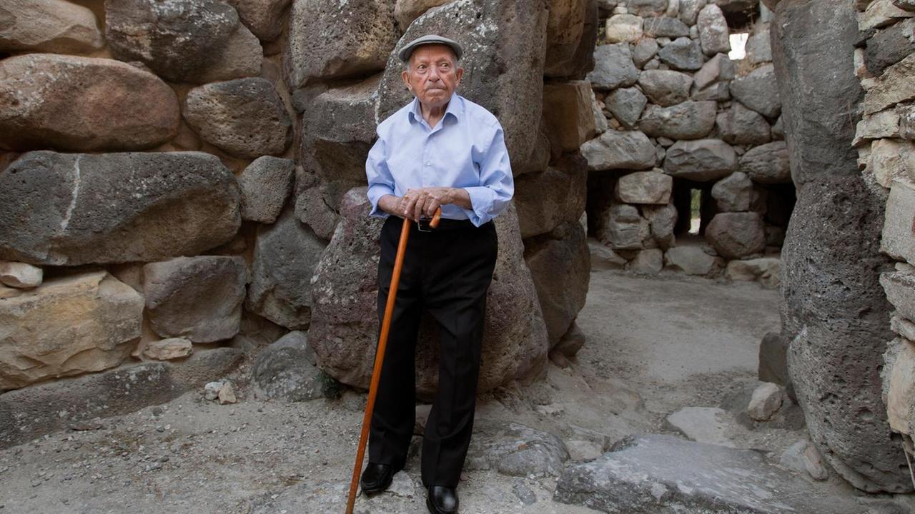 Giuseppe Lilliu, 102 anni, Barumini