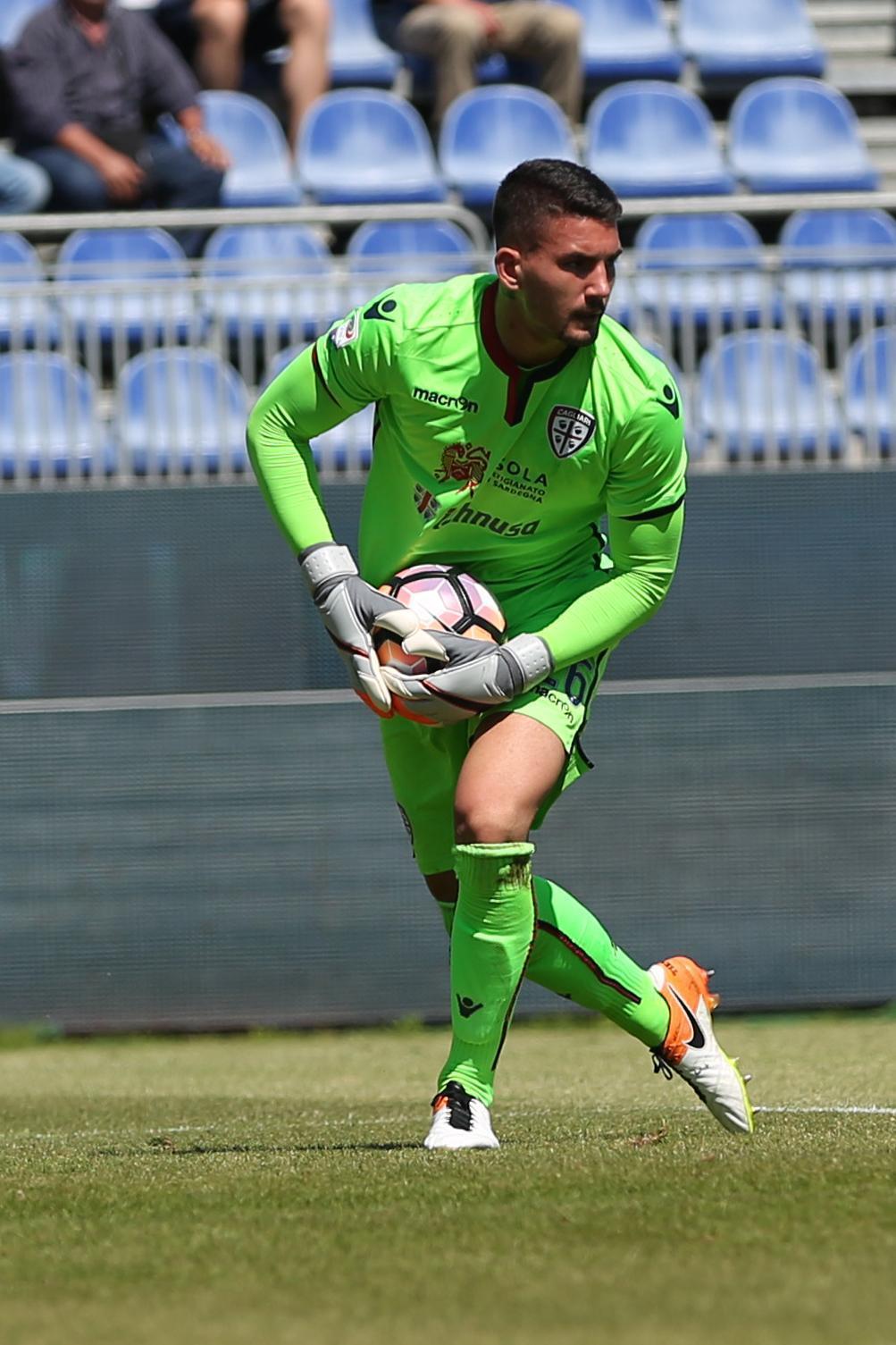 Luca Crosta, portiere del Cagliari