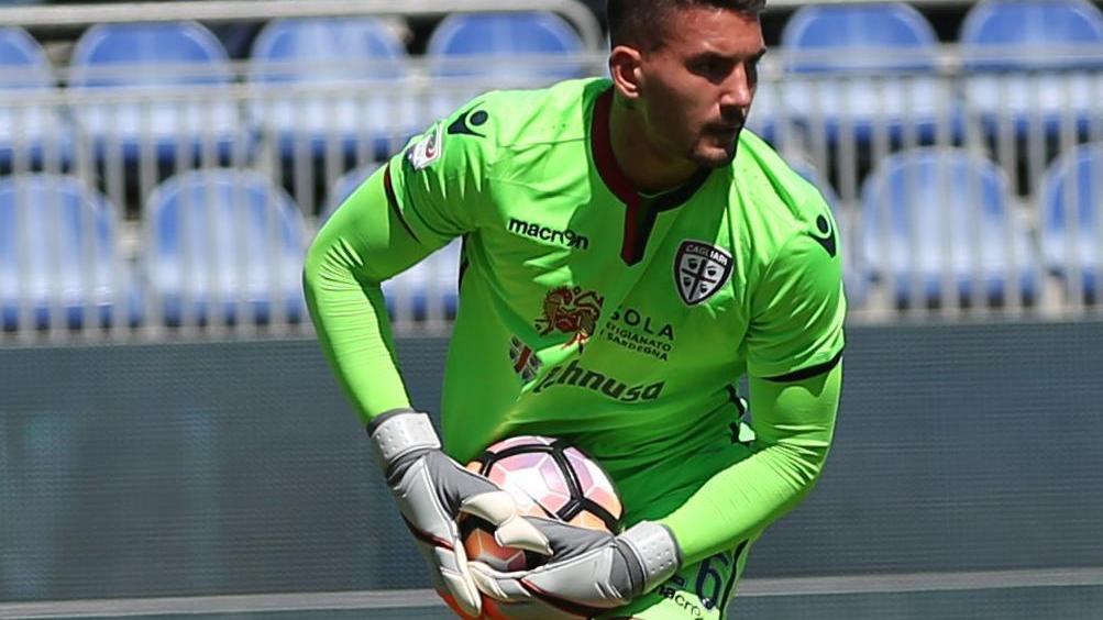 Luca Crosta, portiere del Cagliari
