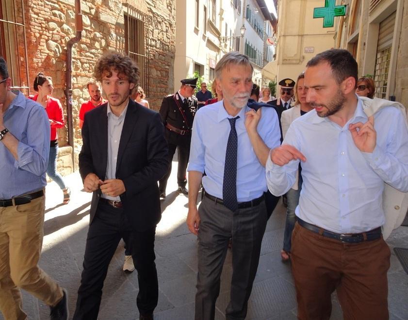 Delrio conferma i fondi per strade e diga di Gello 
