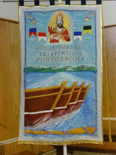 Palio, presentato lo stendardo 