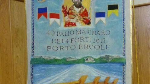 Palio, presentato lo stendardo
