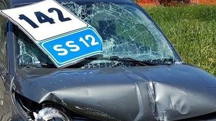 Pavullo: Esce di strada: abbatte cartelli e si schianta contro una casa