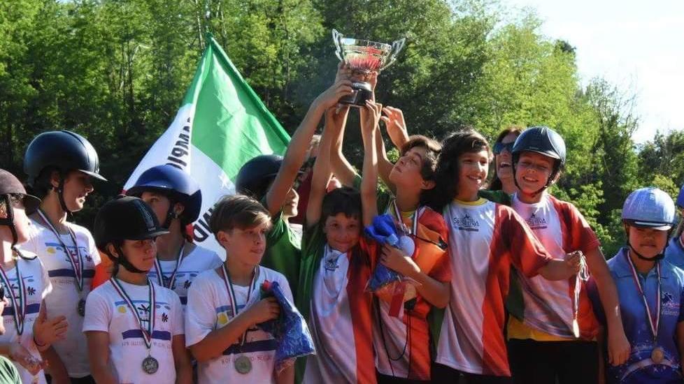 Due titoli tricolori per la squadra del circolo ippico del Mugnano