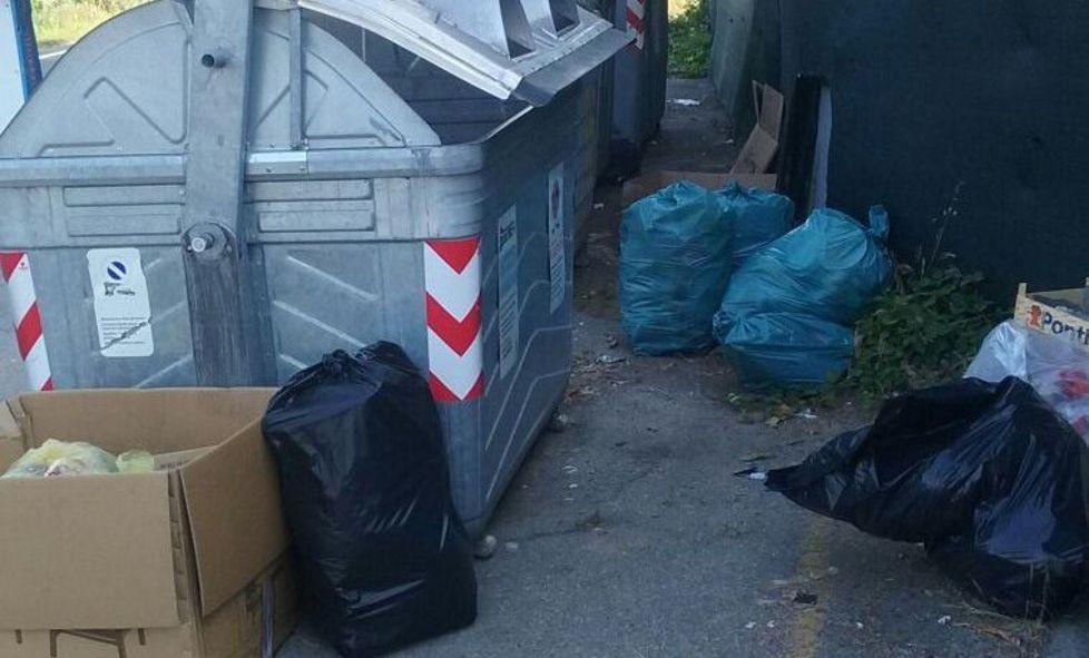 «Cassonetti stracolmi di rifiuti Qui degrado e pericolo topi»