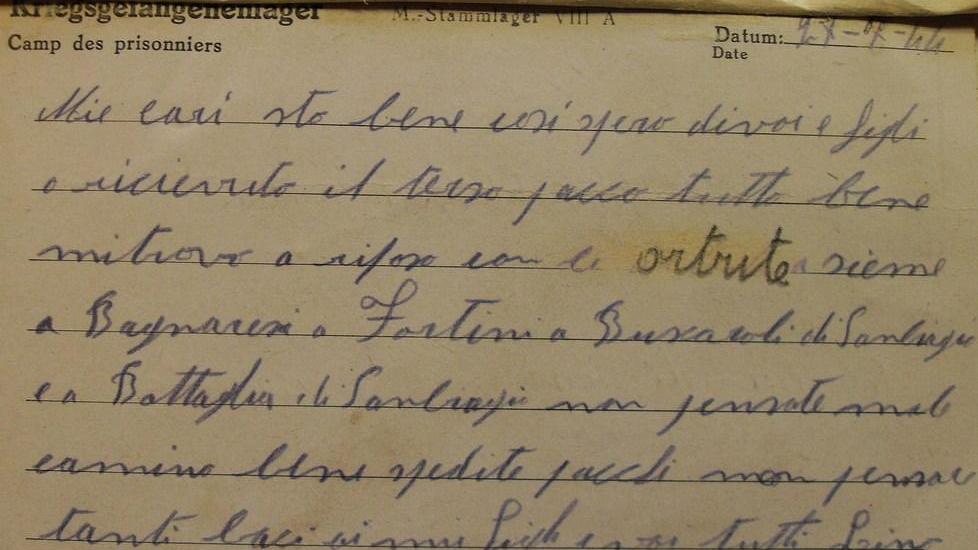 L’ultima lettera alla sua famiglia