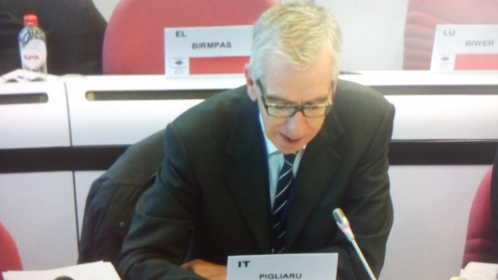 Francesco Pigliaru a Bruxelles