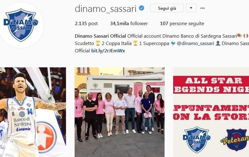 Basket, la Dinamo vicecampione social d’Italia: davanti c'è solo Milano 