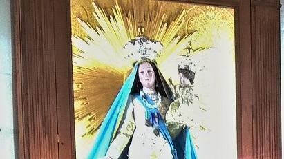 Il saluto alla Madonna del Buon Cammino 